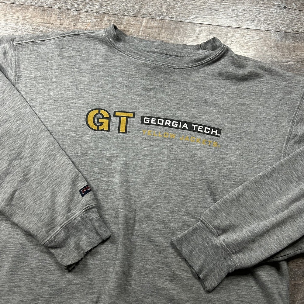 VTG 90s JanSport USA Georgia Tech Yellow Jackets Alumni crewneck sweatshirt L